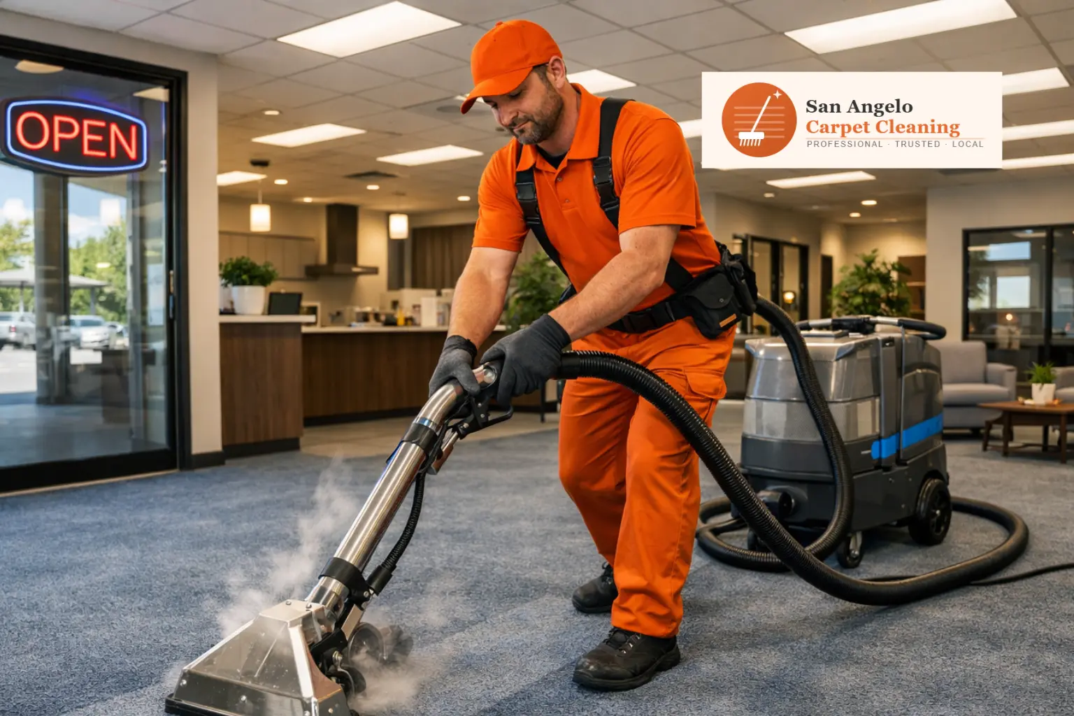 Commercial office carpet cleaning service San Angelo TX