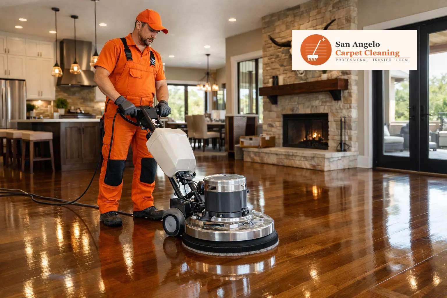 Professional hardwood and laminate floor cleaning service San Angelo TX