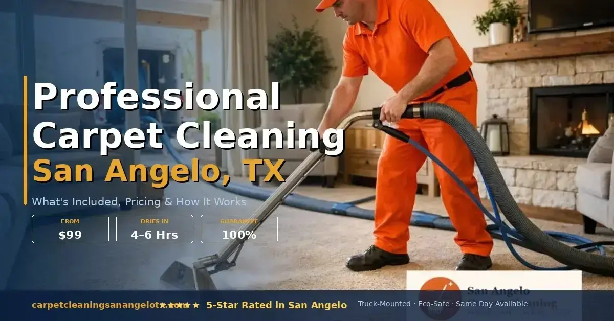 Professional Carpet Cleaning in San Angelo, TX