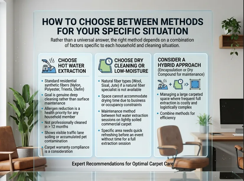 Hot Water Extraction vs. Dry Carpet Cleaning: Which Is Better? 4 Deep carpet cleaning removing dust, allergens and embedded dirt from carpet fibers