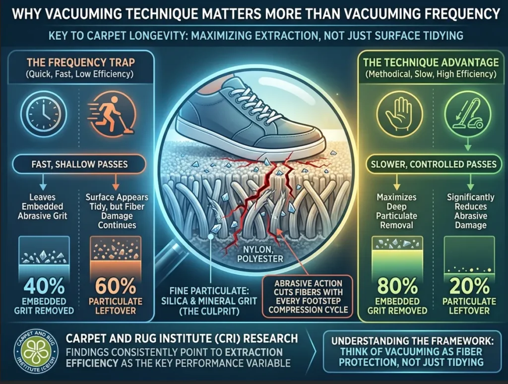vacuuming technique frequency infographic.webp